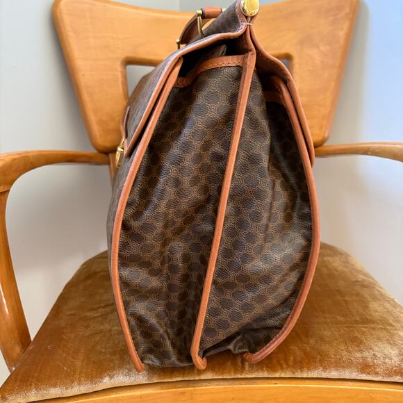 Celine Brown and Tan Travel Bag - Picture 6 of 13